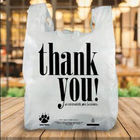 100% Biodegradable Shopping Bags , T Shirt Compostable Grocery Bags