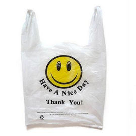 品質  Custom Printed Biodegradable Shopping Bags , PLA Degradable Plastic Bags 工場